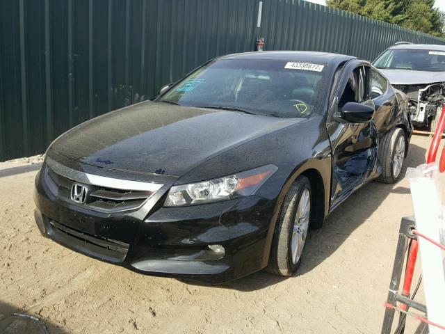 1HGCS2B89CA006370 - 2012 HONDA ACCORD EXL BLACK photo 2