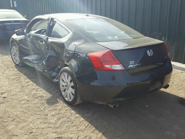 1HGCS2B89CA006370 - 2012 HONDA ACCORD EXL BLACK photo 3