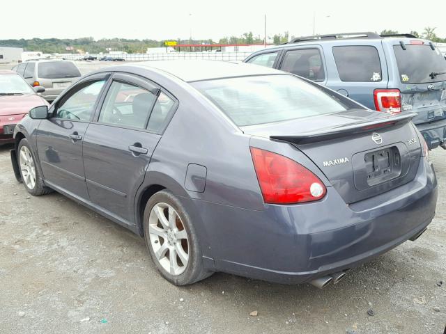 1N4BA41E67C812652 - 2007 NISSAN MAXIMA SE GRAY photo 3