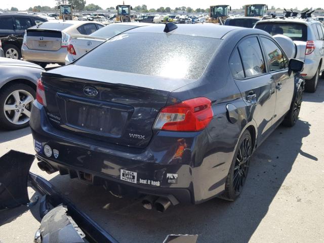 JF1VA1L69G9811218 - 2016 SUBARU WRX LIMITE GRAY photo 4