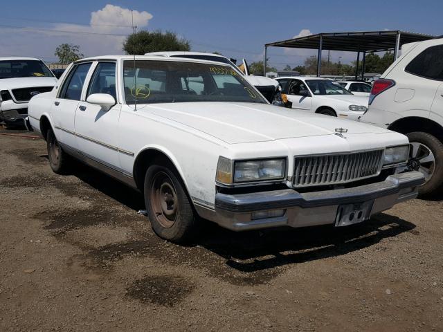 1G1BN51E2KR148434 - 1989 CHEVROLET CAPRICE CL WHITE photo 1