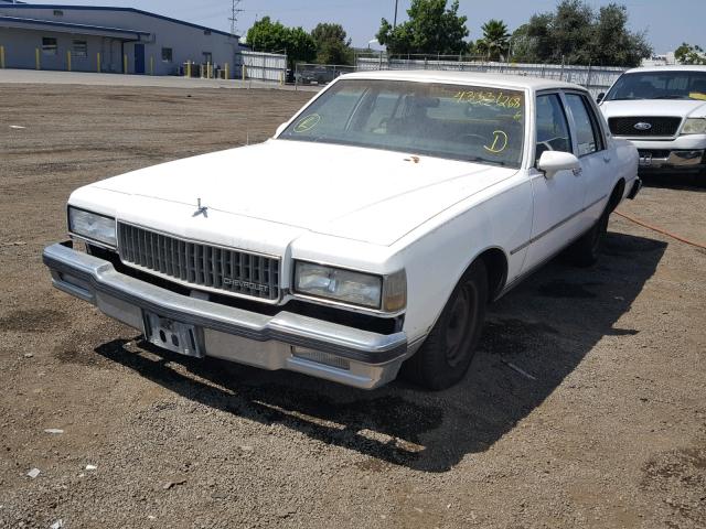 1G1BN51E2KR148434 - 1989 CHEVROLET CAPRICE CL WHITE photo 2