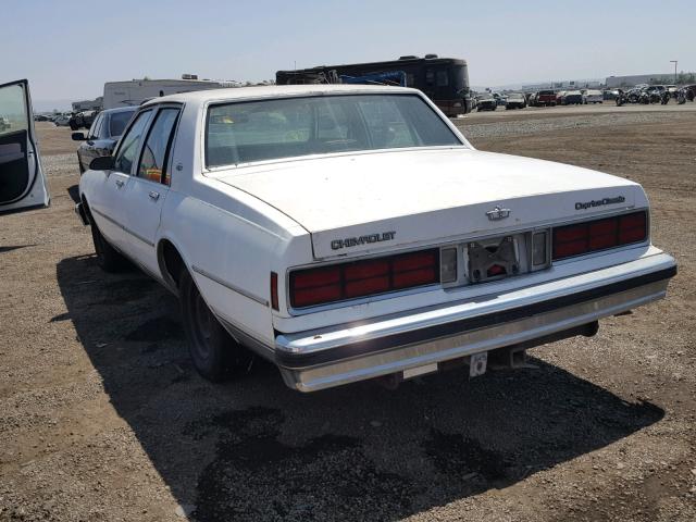 1G1BN51E2KR148434 - 1989 CHEVROLET CAPRICE CL 白色 照片 3