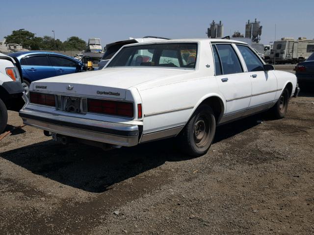 1G1BN51E2KR148434 - 1989 CHEVROLET CAPRICE CL 白色 照片 4