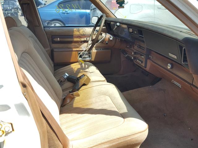 1G1BN51E2KR148434 - 1989 CHEVROLET CAPRICE CL 白色 照片 5