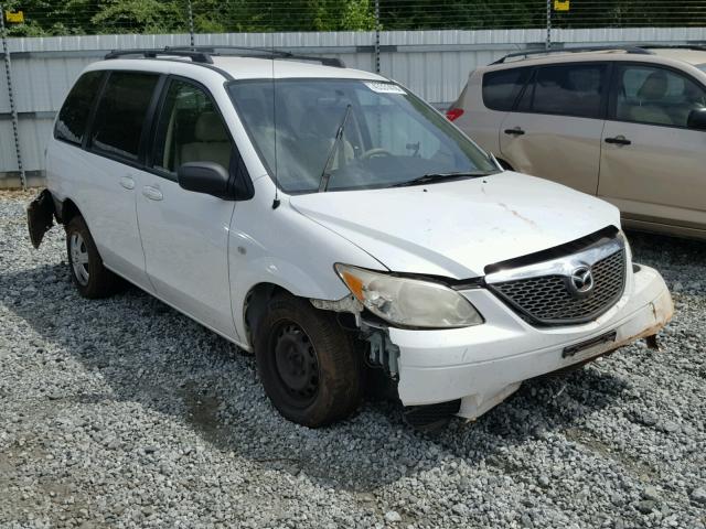 JM3LW28A860563530 - 2006 MAZDA MPV WAGON WHITE photo 1