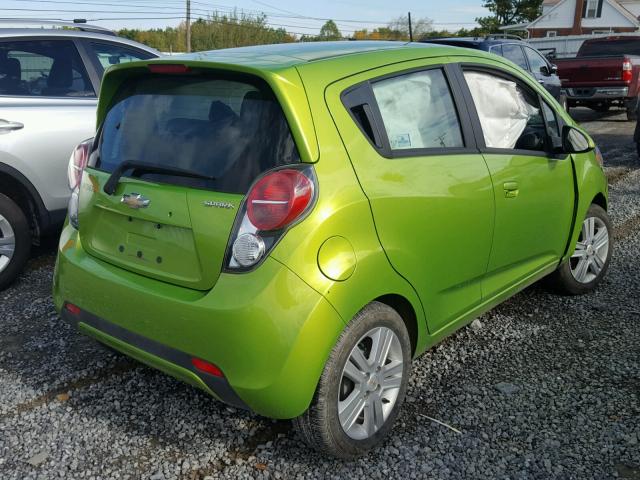 KL8CB6S97FC800753 - 2015 CHEVROLET SPARK GREEN photo 4