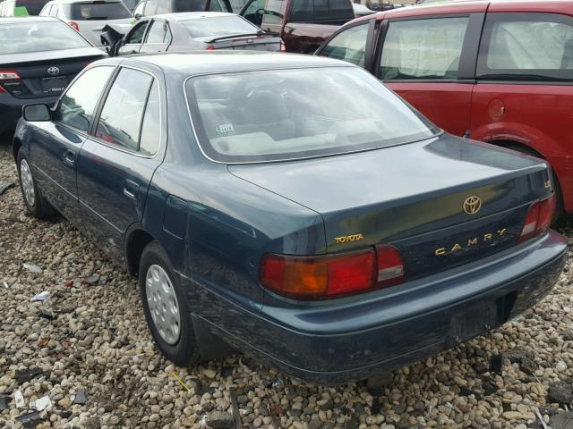 4T1BG12K7TU910262 - 1996 TOYOTA CAMRY DX GREEN photo 3