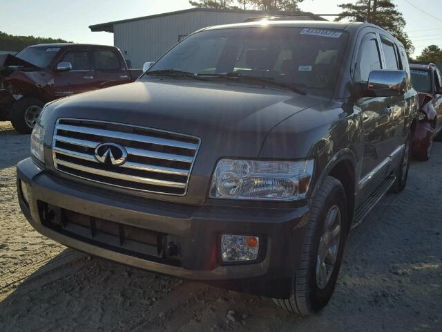 5N3AA08C77N805218 - 2007 INFINITI QX56 GRAY photo 2