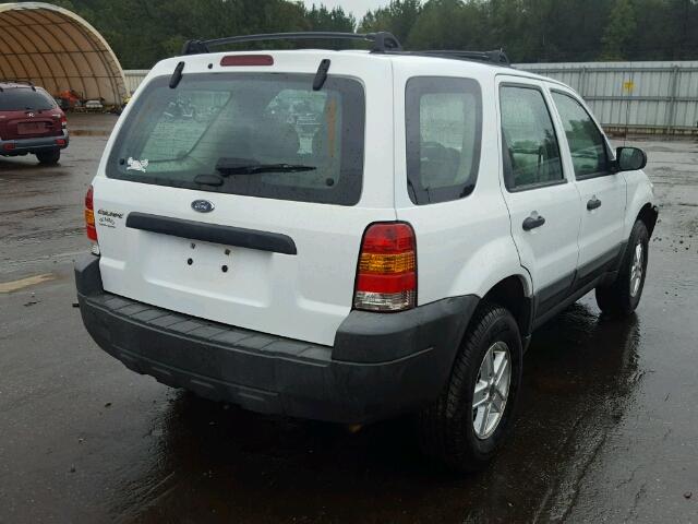 1FMYU02ZX7KB19736 - 2007 FORD ESCAPE XLS WHITE photo 4