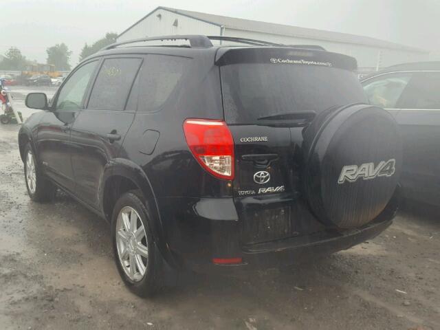 JTMBK32V176013845 - 2007 TOYOTA RAV4 SPORT BLACK photo 3