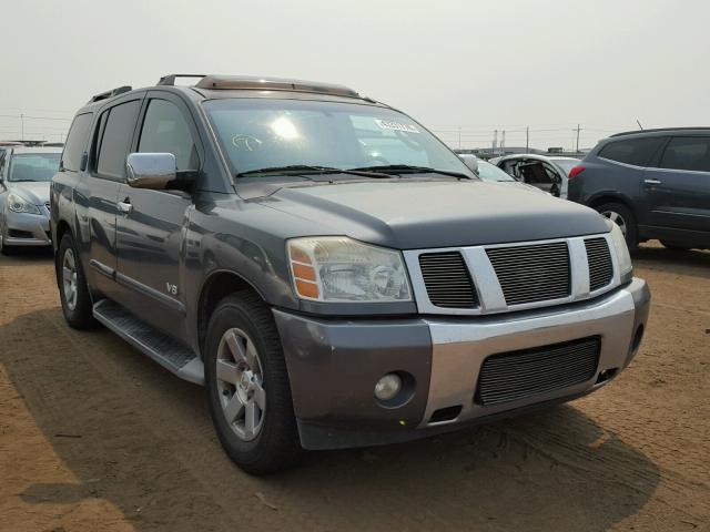 5N1BA08A87N718200 - 2007 NISSAN ARMADA SE CHARCOAL photo 1