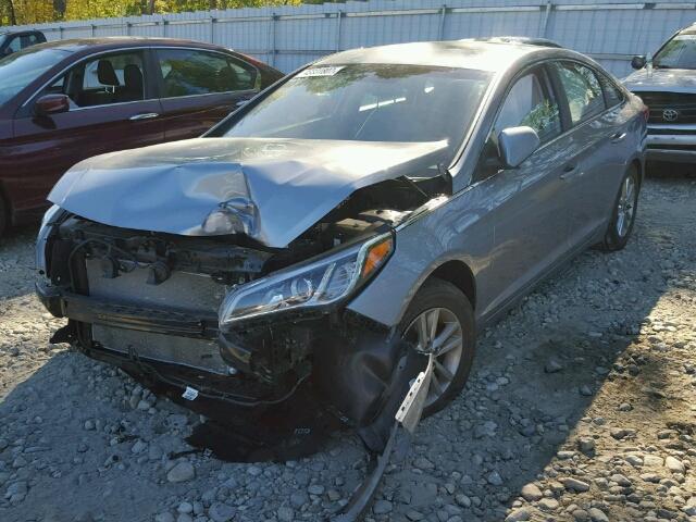 5NPE24AF1GH305000 - 2016 HYUNDAI SONATA SE SILVER photo 2