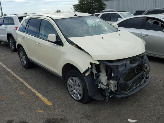 2FMDK48C18BA09233 - 2008 FORD EDGE SEL CREAM photo 1