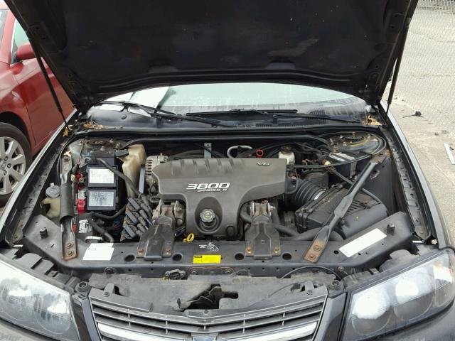 2G1WF55K819238355 - 2001 CHEVROLET IMPALA BLACK photo 7