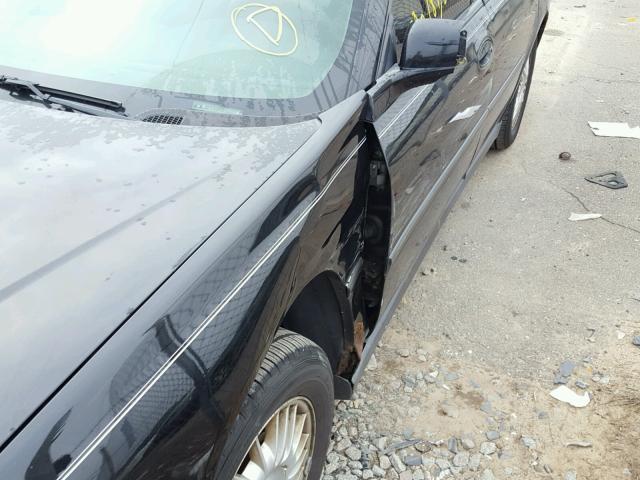 2G1WF55K819238355 - 2001 CHEVROLET IMPALA BLACK photo 9