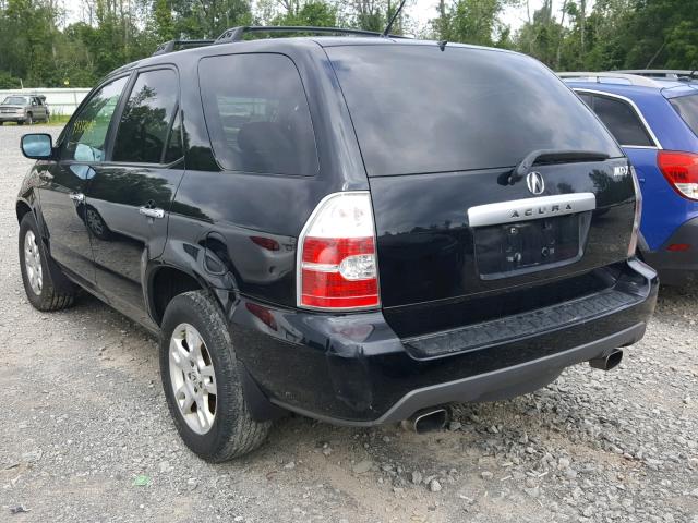 2HNYD18904H514801 - 2004 ACURA MDX TOURIN BLACK photo 3