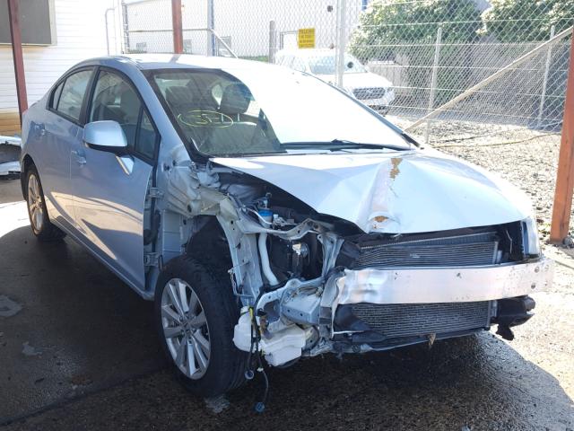 2HGFB2F90CH555487 - 2012 HONDA CIVIC EXL 蓝色 照片 1