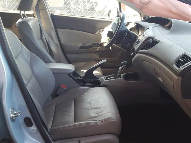 2HGFB2F90CH555487 - 2012 HONDA CIVIC EXL 蓝色 照片 5