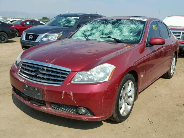 JNKAY01F36M264748 - 2006 INFINITI M35 BASE BURGUNDY photo 2