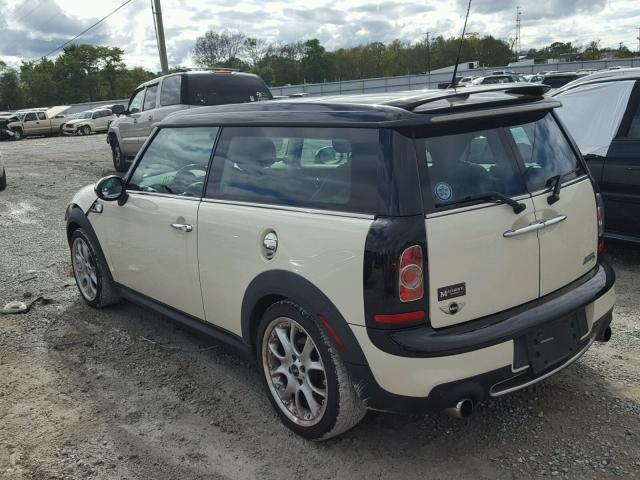 WMWZG3C53BTY36976 - 2011 MINI COOPER WHITE photo 3