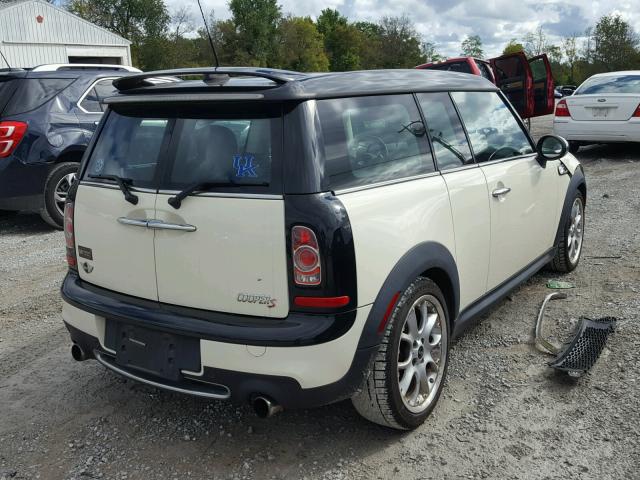 WMWZG3C53BTY36976 - 2011 MINI COOPER WHITE photo 4