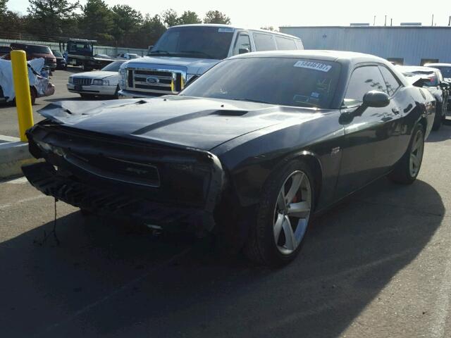 2B3CJ7DJ6BH526753 - 2011 DODGE CHALLENGER BLACK photo 2