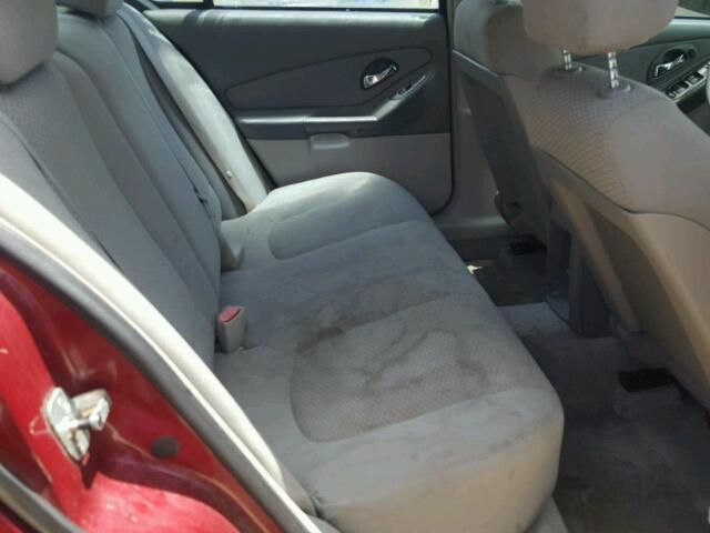 1G1ZS58FX7F235044 - 2007 CHEVROLET MALIBU LS ბურგუნდია ფოტო 6