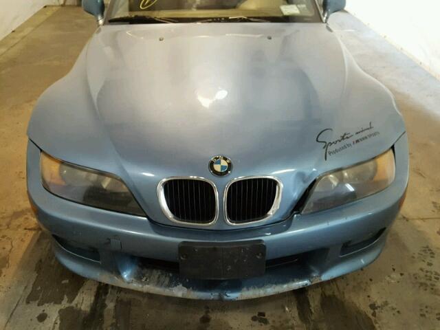 4USCH9336XLG00799 - 1999 BMW Z3 2.3 BLUE photo 7