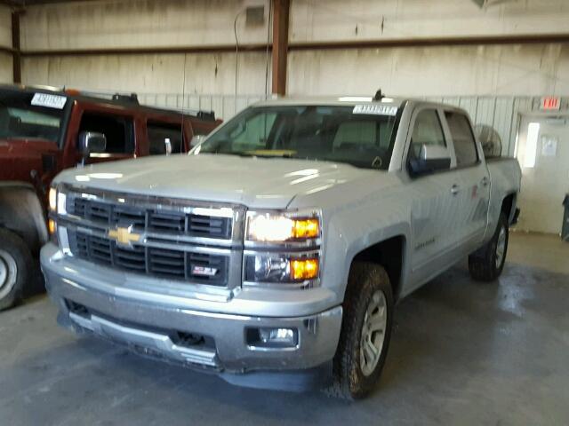 3GCUKREC7FG478441 - 2015 CHEVROLET SILVERADO SILVER photo 2