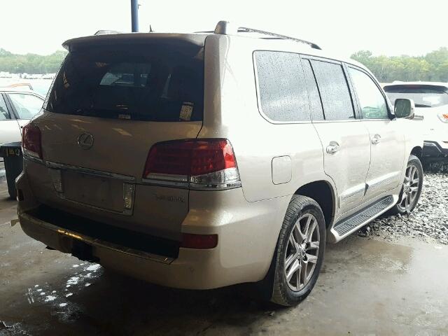 JTJHY7AX0D4088544 - 2013 LEXUS LX 570 GOLD photo 4