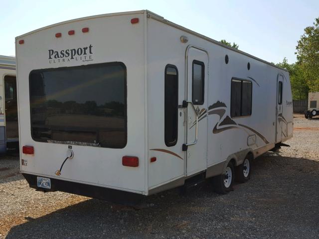 4YDT2852186411199 - 2008 KEYSTONE PASSPORT WHITE photo 4
