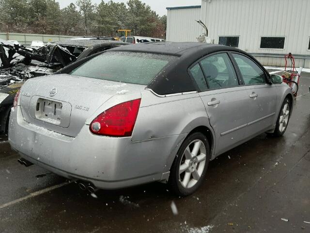 1N4BA41E54C817918 - 2004 NISSAN MAXIMA SE GRAY photo 4