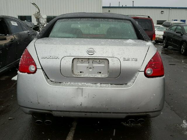 1N4BA41E54C817918 - 2004 NISSAN MAXIMA SE GRAY photo 9