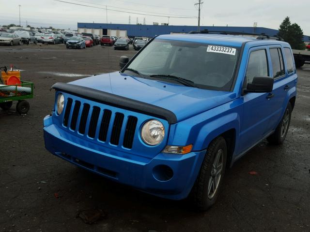 1J8FT28B69D126283 - 2009 JEEP PATRIOT BLUE photo 2