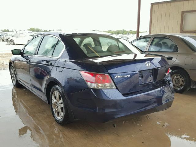 JHMCP26438C073256 - 2008 HONDA ACCORD LXP BLUE photo 3