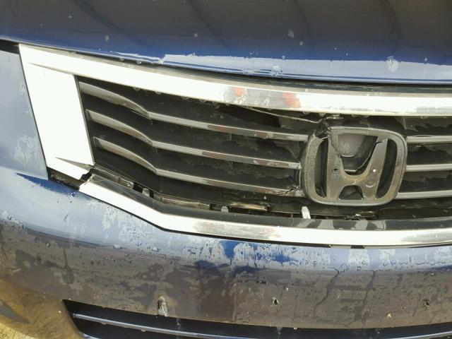 JHMCP26438C073256 - 2008 HONDA ACCORD LXP BLUE photo 9