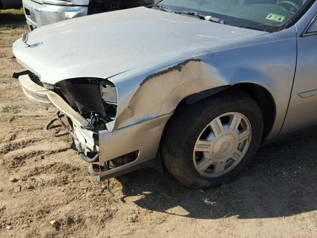 1G6KD54Y15U244317 - 2005 CADILLAC DEVILLE SILVER photo 9