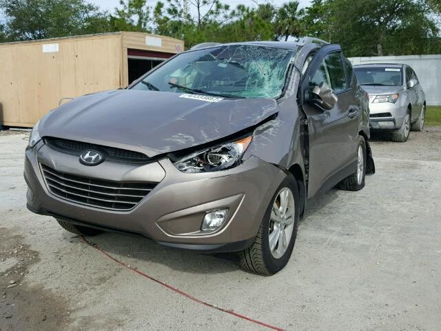 KM8JU3AC3DU615297 - 2013 HYUNDAI TUCSON GLS TAN photo 2