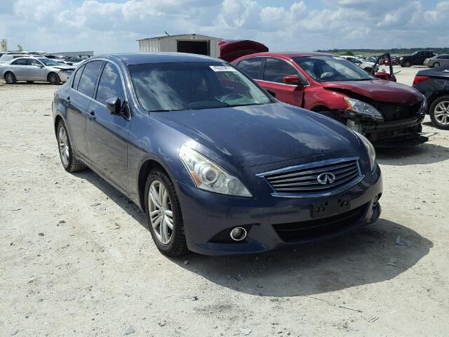 JN1DV6AP4BM600701 - 2011 INFINITI G25 BASE BLUE photo 1