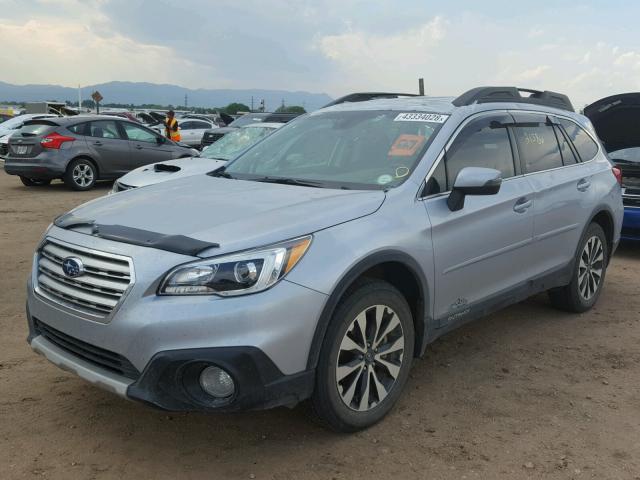 4S4BSENC0H3340791 - 2017 SUBARU OUTBACK 3. SILVER photo 2