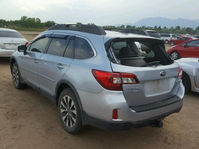 4S4BSENC0H3340791 - 2017 SUBARU OUTBACK 3. SILVER photo 3