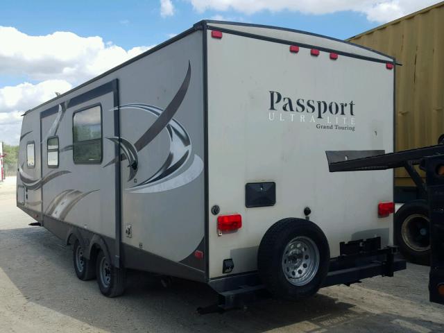 4YDT27726FT410555 - 2015 KEYSTONE PASSPORT 棕色 照片 3