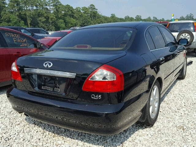 JNKBF01A42M007283 - 2002 INFINITI Q45 BLACK photo 4