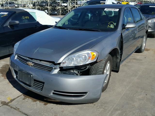 2G1WT58K079149148 - 2007 CHEVROLET IMPALA LT GRAY photo 2