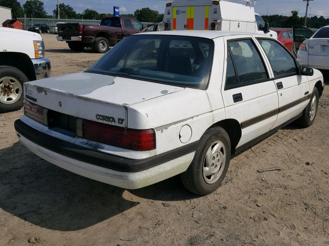 1G1LT53T0NY289695 - 1992 CHEVROLET CORSICA LT WHITE photo 4