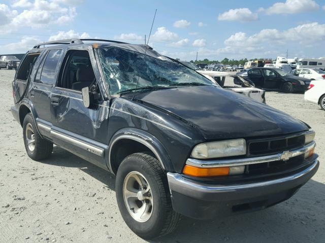 1GNCS13W61K243418 - 2001 CHEVROLET BLAZER BLACK photo 1