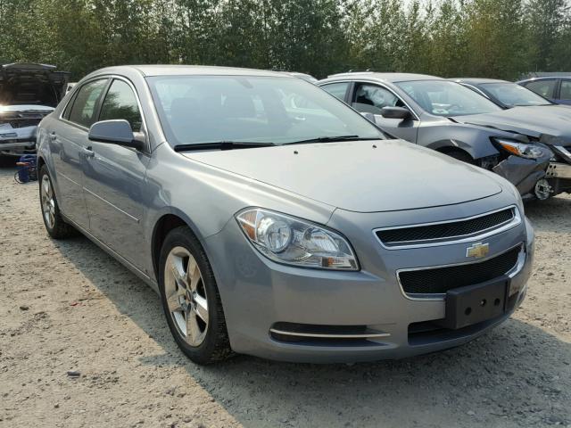 1G1ZH57B494263370 - 2009 CHEVROLET MALIBU 1LT GRAY photo 1