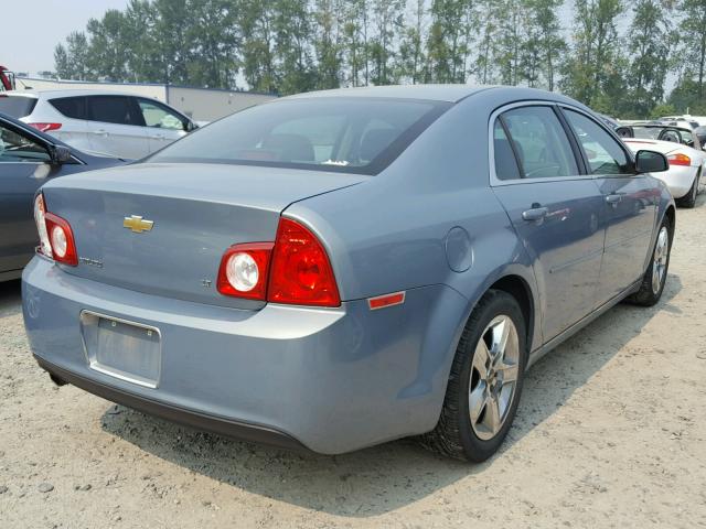 1G1ZH57B494263370 - 2009 CHEVROLET MALIBU 1LT GRAY photo 4