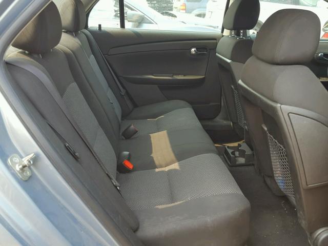 1G1ZH57B494263370 - 2009 CHEVROLET MALIBU 1LT GRAY photo 6